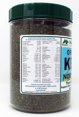 Dogzymes Organic Norwegian Kelp packaging highlights a 3-pound bag for daily pet nutrition.