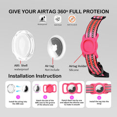 Dokitag AirTag holder on collar enables quick location