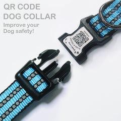Dokitag collar shows adjustable sizes to fit 10 to 26 inch necks.