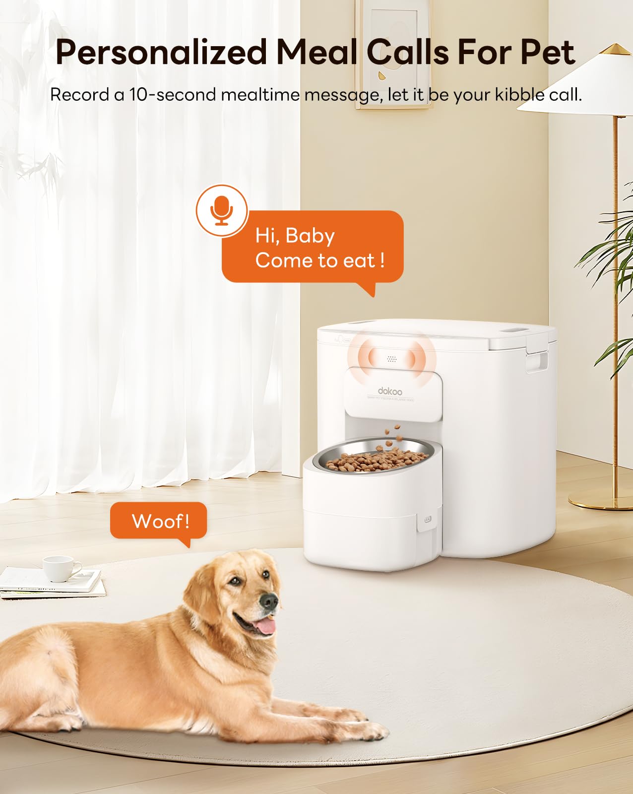 Dokoo BPA-free material image communicates pet-safe construction