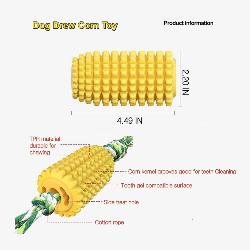 DOLPH HUG chew rope ball features grooves for snack filling and tug.