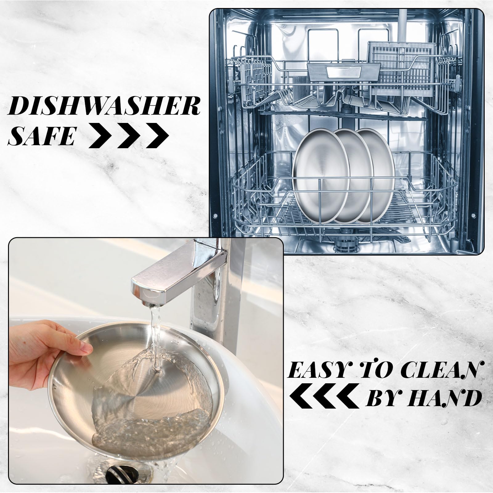 Domensi 6.7-inch shallow bowls provide easy food access for many cats.