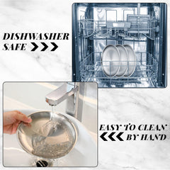 Domensi 6.7-inch shallow bowls provide easy food access for many cats.