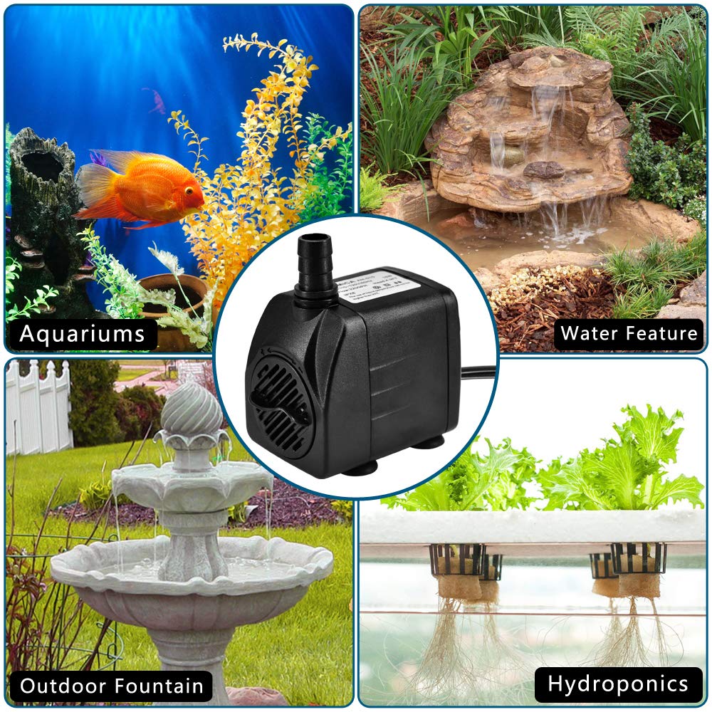 DOMICA 220GPH pump dimensions emphasize small footprint for discreet installations