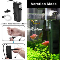 DOMICA filter media uses ceramic balls and bio sponge for filtration