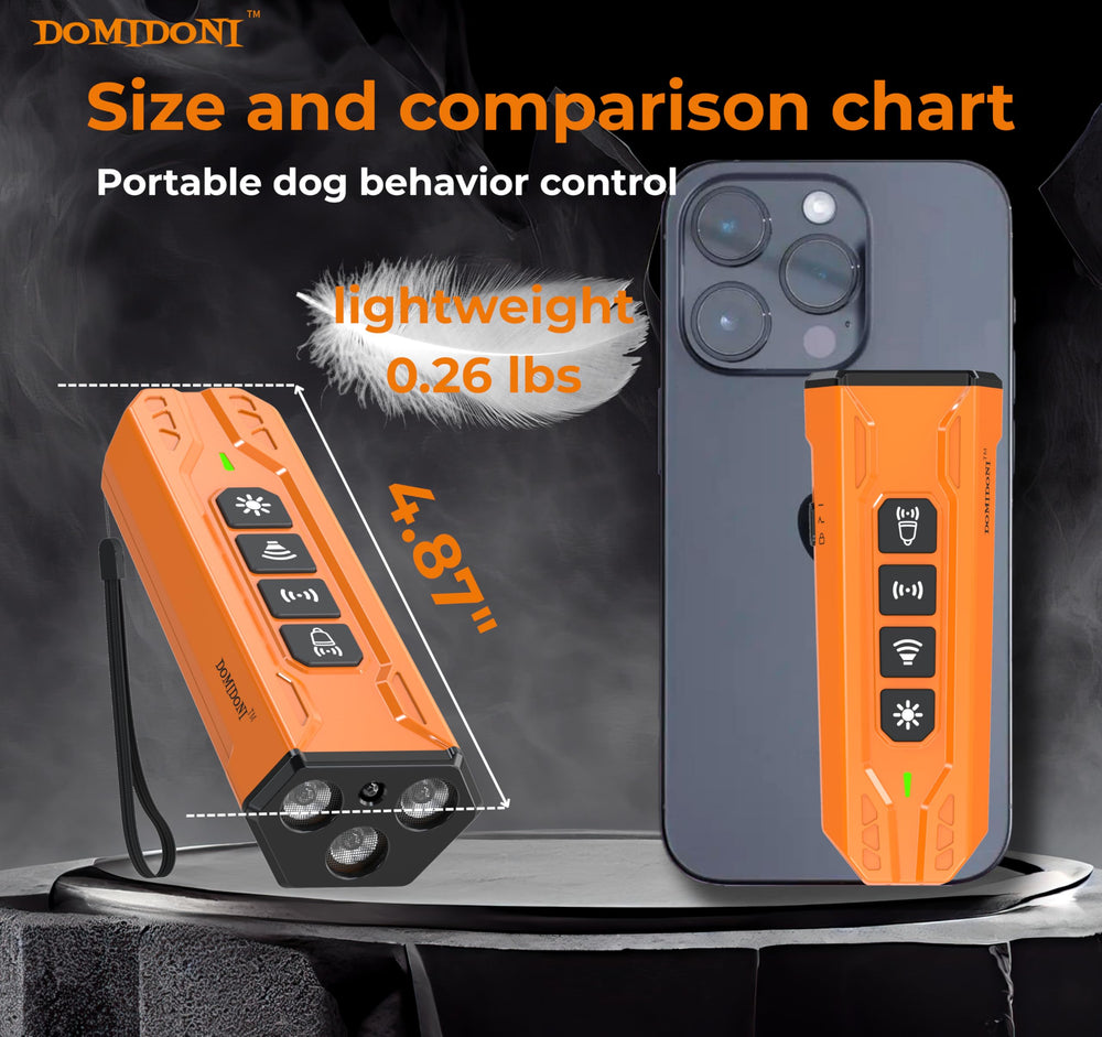 DomiDoni Alpha Pro range coverage demonstrates up to 50 ft.