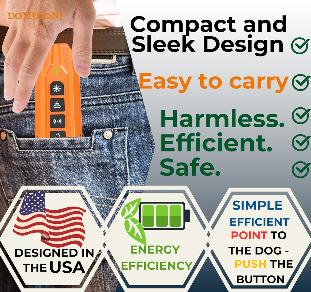 DomiDoni Alpha Pro safety features emphasize dog- and family-friendly design.