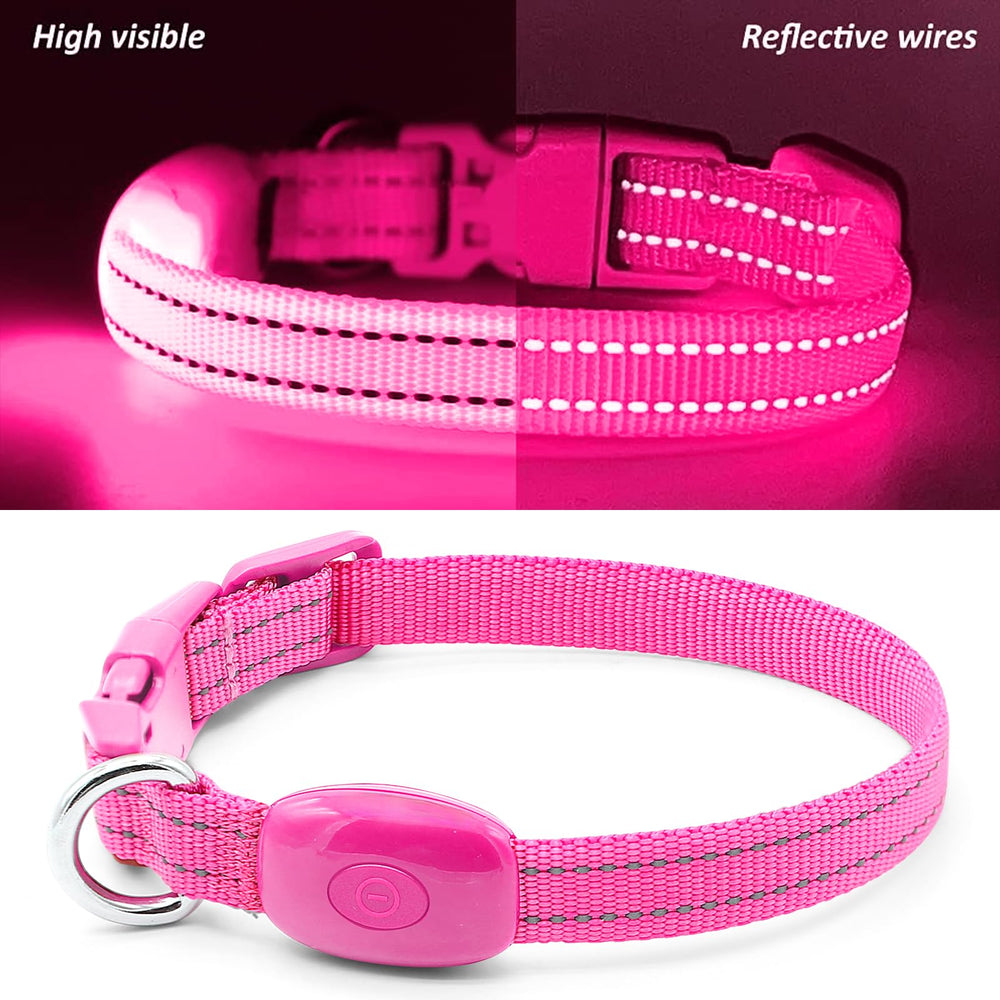 DOMIGLOW LED close-up highlights TPU tube and reflective stitching for enhanced nighttime visibility