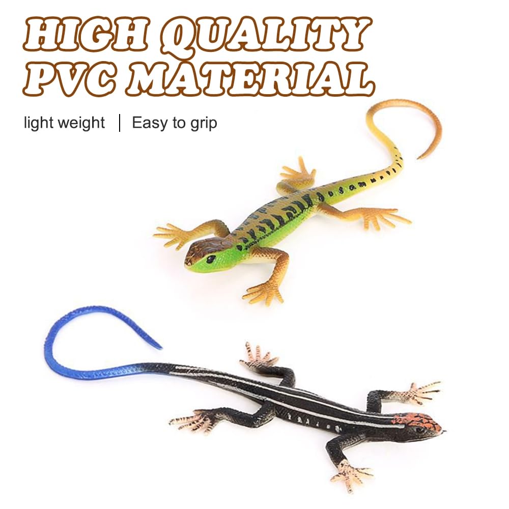 DONGKER cat lizard toy brown - durable PVC, bite resistant for playful sessions.