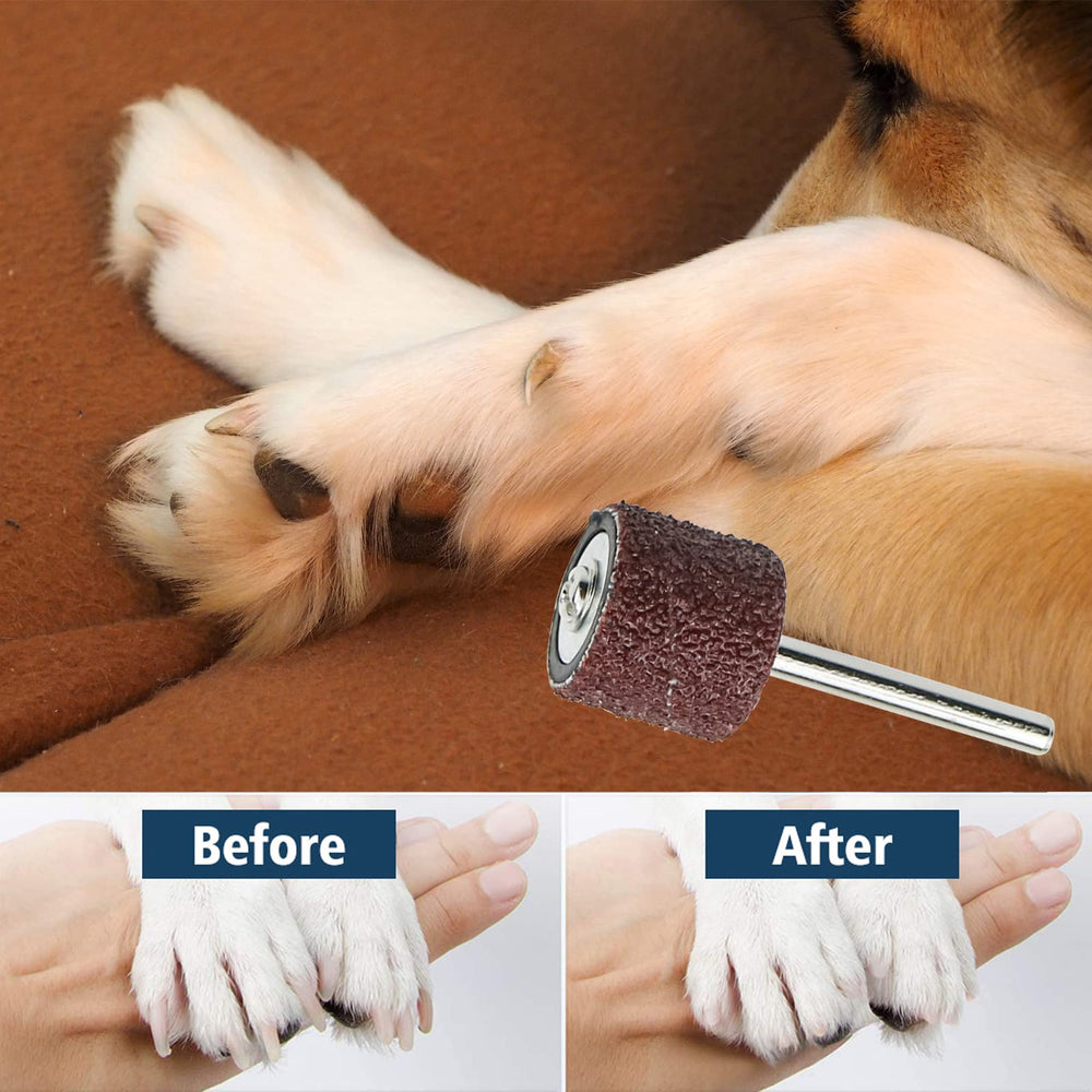 DonLeeving nail grinder setup image showing easy assembly for home grooming