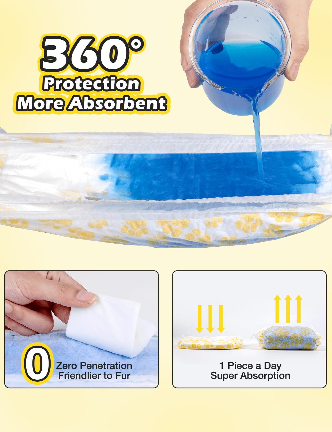 Dono Dog Diapers adaptable-situations fit for incontinence, seniors, puppies, and recovery.