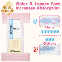 Dono diapers highlight anti-slip elastic waist for secure wear