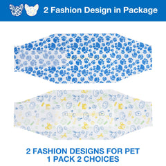 Dono dog diapers cartoon pattern helps keep male dogs comfortable and clean