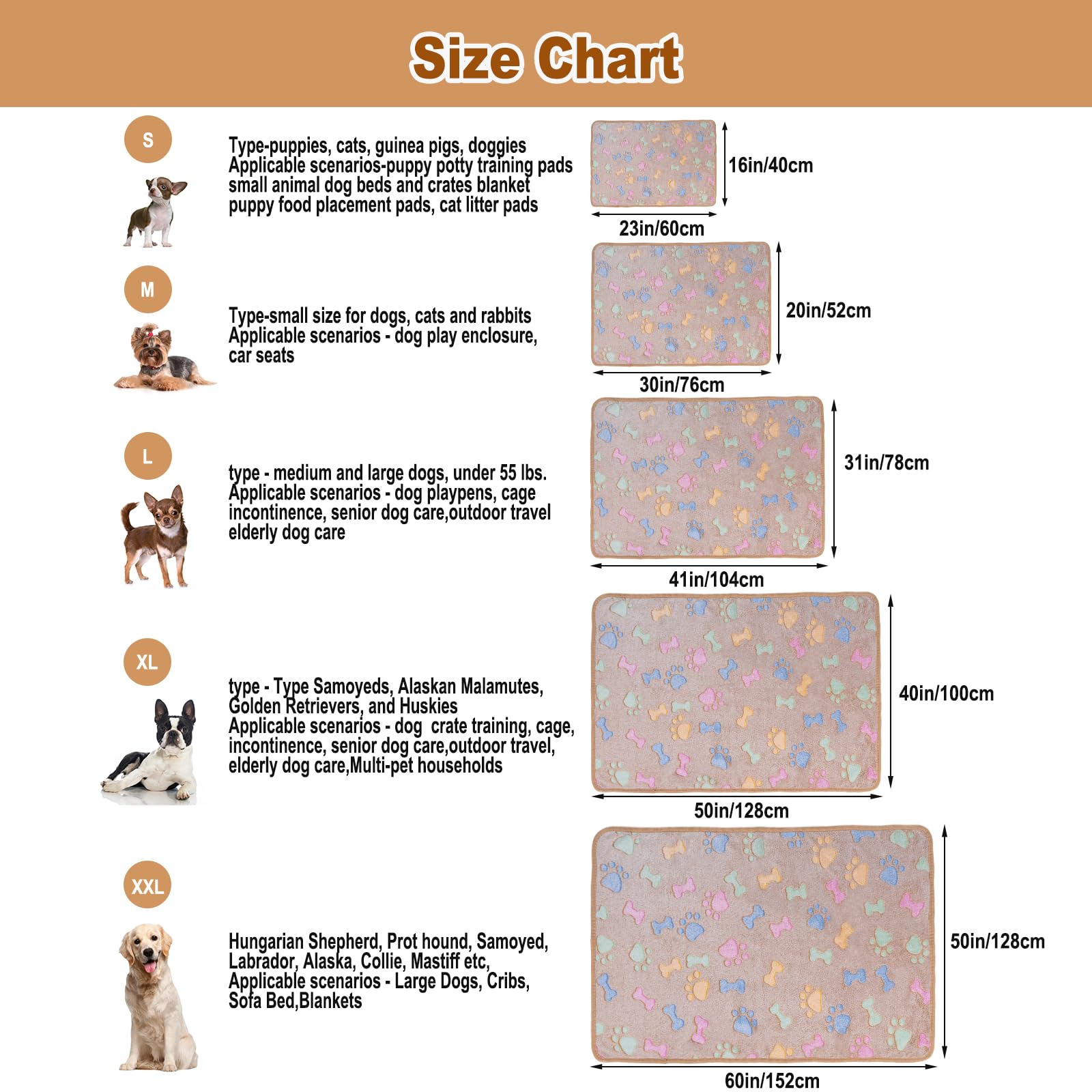 Dono paw-print design dog blanket sleep mat gives pets a familiar, cozy throne.