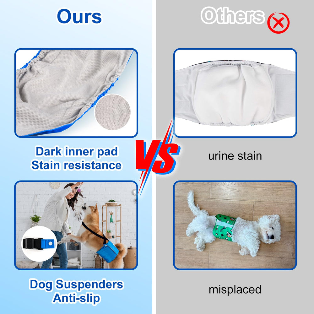 Dono 3-pack display highlights color variety and reusable design for dogs