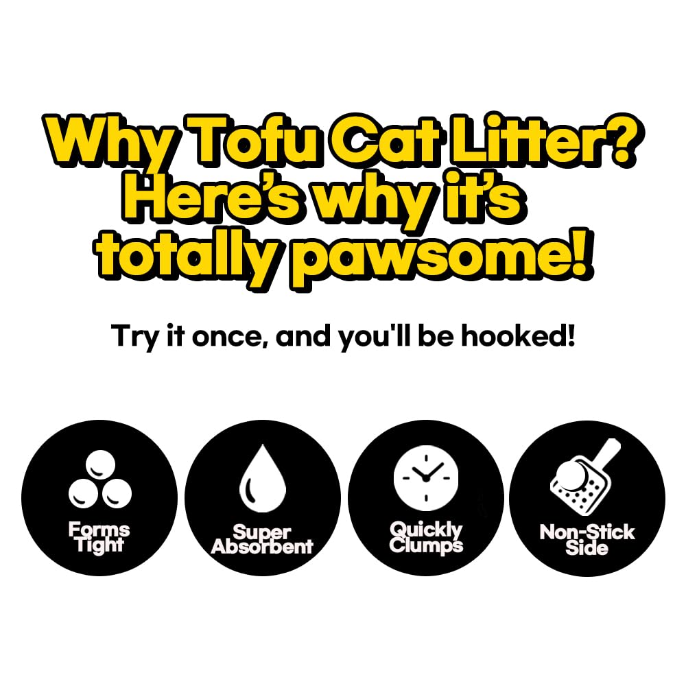 DOOBIT tofu cat litter no-dust formula reduces airborne dust