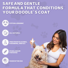 DOOD WOOF healthy-shiny-coat closeup highlights nourished, glossy fur.