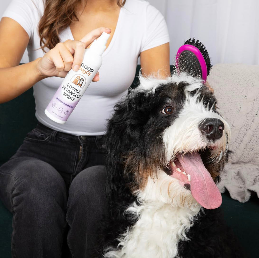DOOD WOOF matting-prevention action helps reduce tangles during daily care.