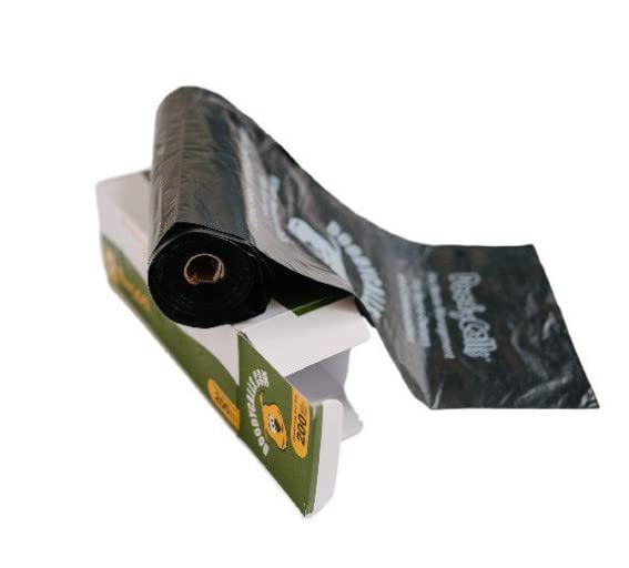 DoodyCalls thick-leakproof bag 8x13 offers durable containment for yard or walk pickups.
