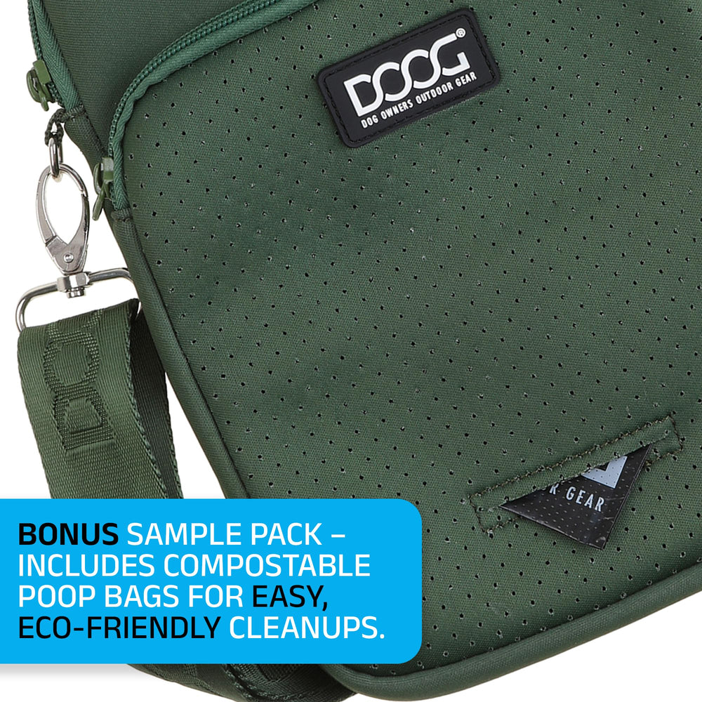 DOOG Walkie Bag features treat compartments for easy rewards during training.