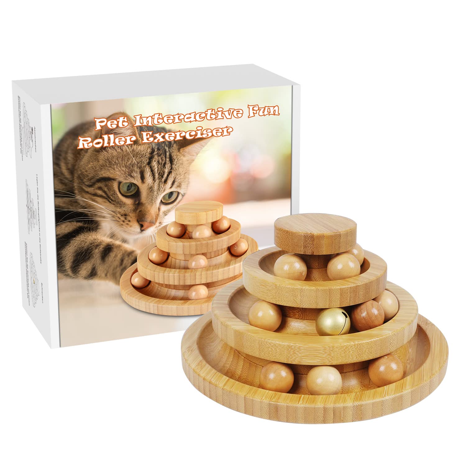 DoogCat Cat Ball Track dismantle-ready design lets you set up instantly.