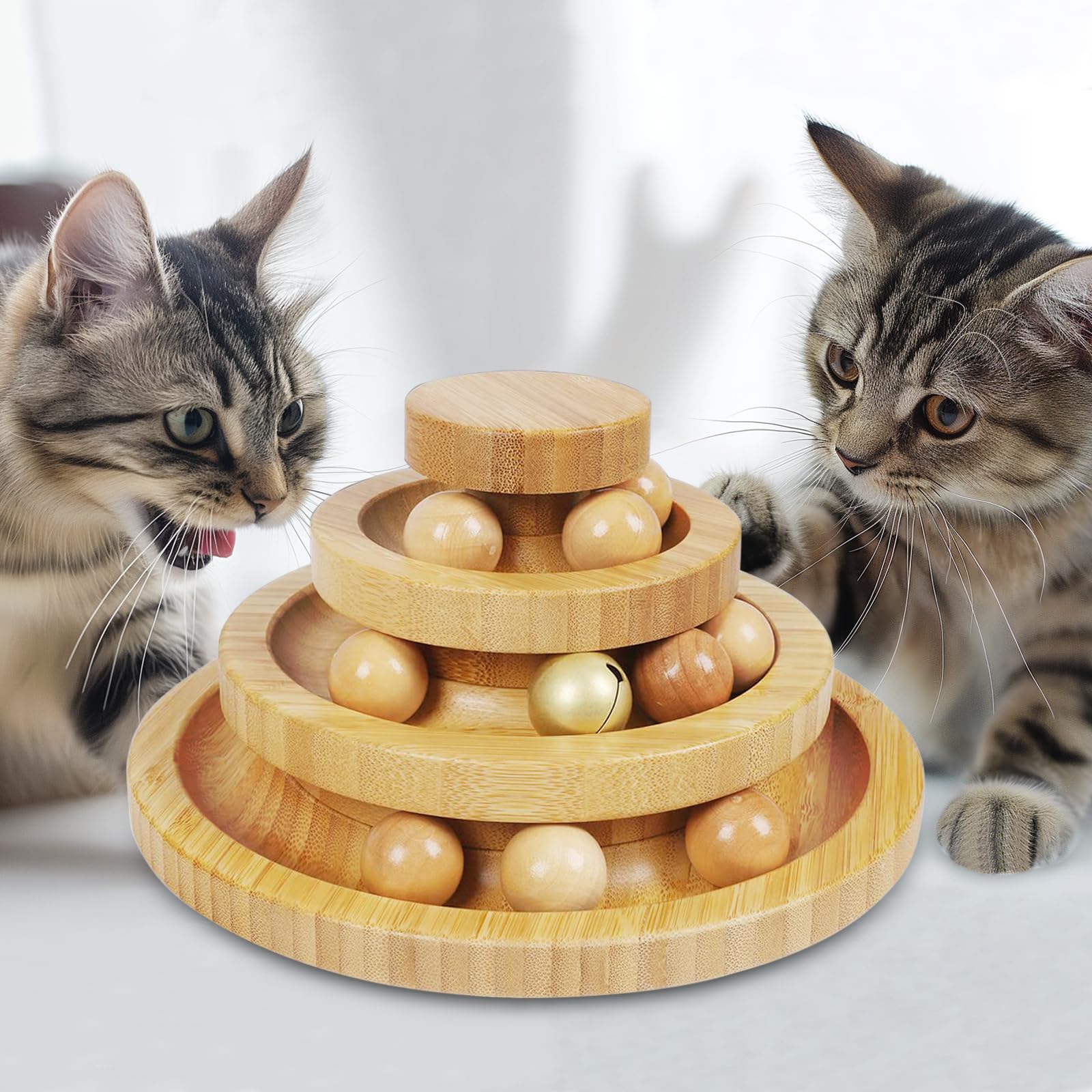DoogCat Cat Ball Track package ready for interactive play and setup inspiration.