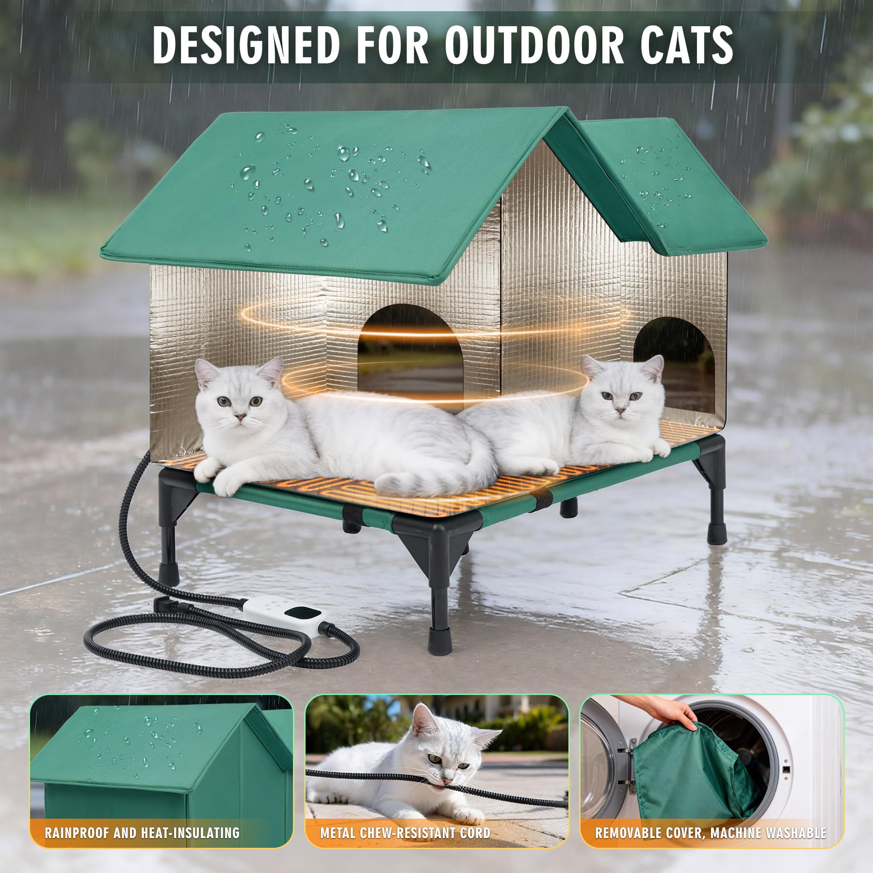 DOOKRON tool-free easy assembly for outdoor setup