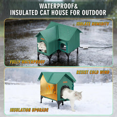 DOOKRON roof double-peak design for efficient water runoff