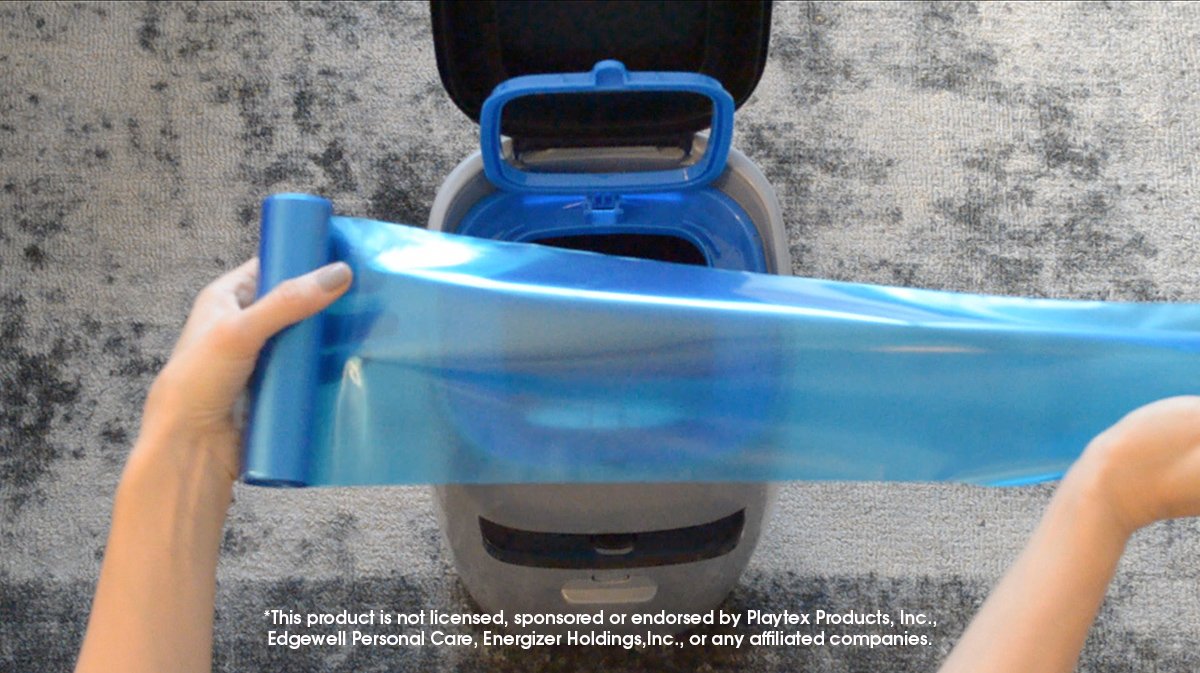 Dooli Litter Genie Plus compatible refills for odor control.