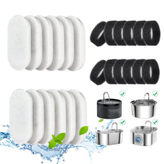 DOOOB cat fountain filters 24-pack box keeps water fresh for pets