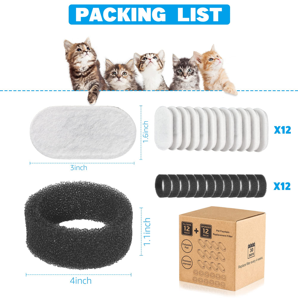 DOOOB packaged contents reveal 12 filters and 12 sponges for quick swaps