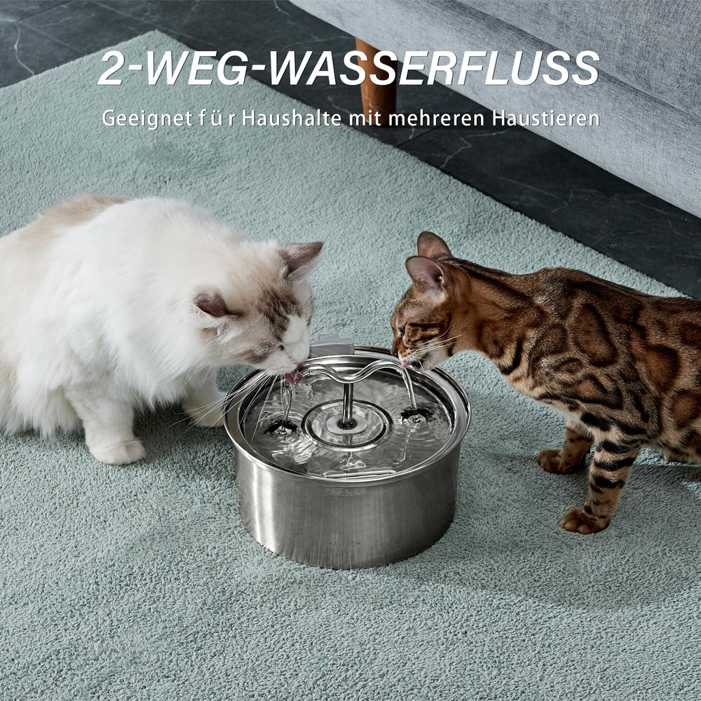 DOOOB cat water fountain 3-2l capacity suitable for multi-pet households