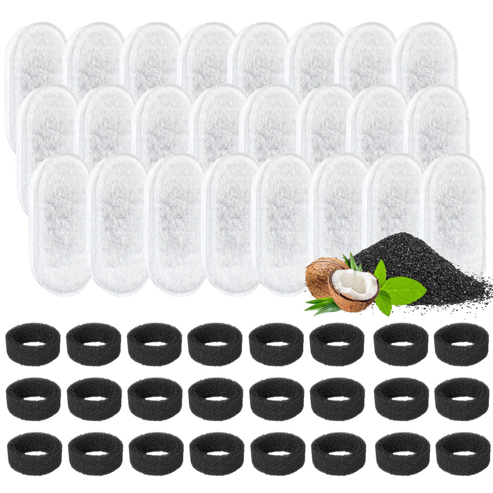 DOOOB cat fountain filter pack-shot shows value and ready-to-use filters for hydration