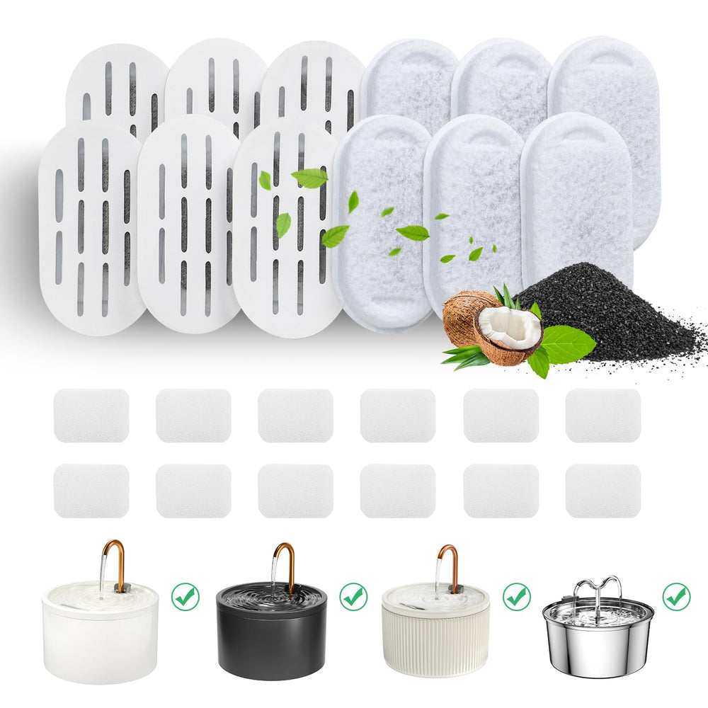 DOOOB Cat Fountain Filters 24-pack in packaging for easy replacement