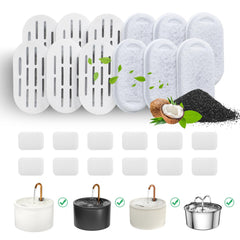 DOOOB Cat Fountain Filters 24-pack in packaging for easy replacement