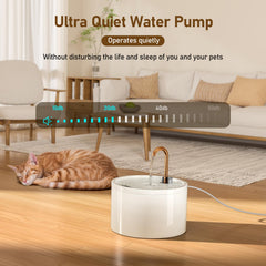 DOOOB ceramic water filtration system with carbon and sponge filters for cleaner water.