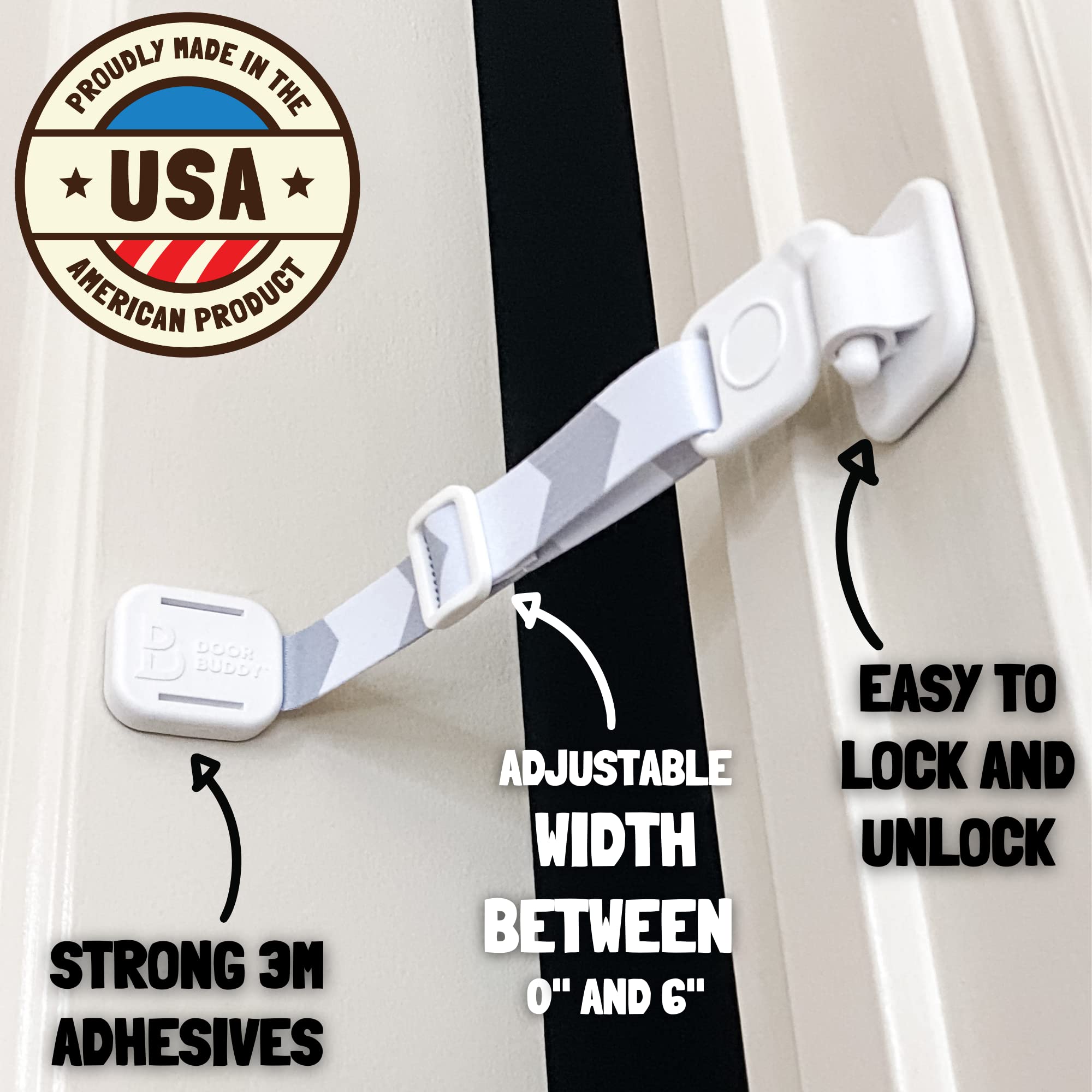 Door Buddy USA-made construction signals quality and durability