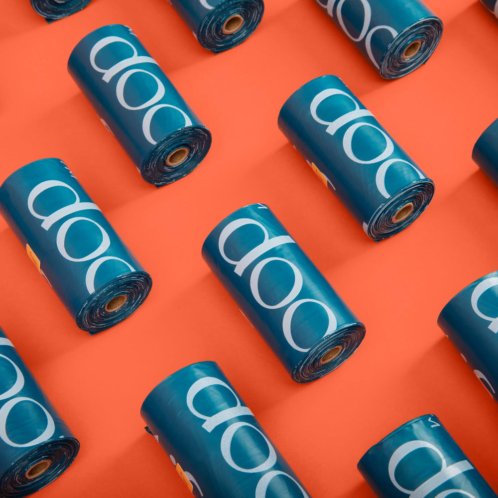Dootiful dog waste bags compact packaging for travel and daily walks