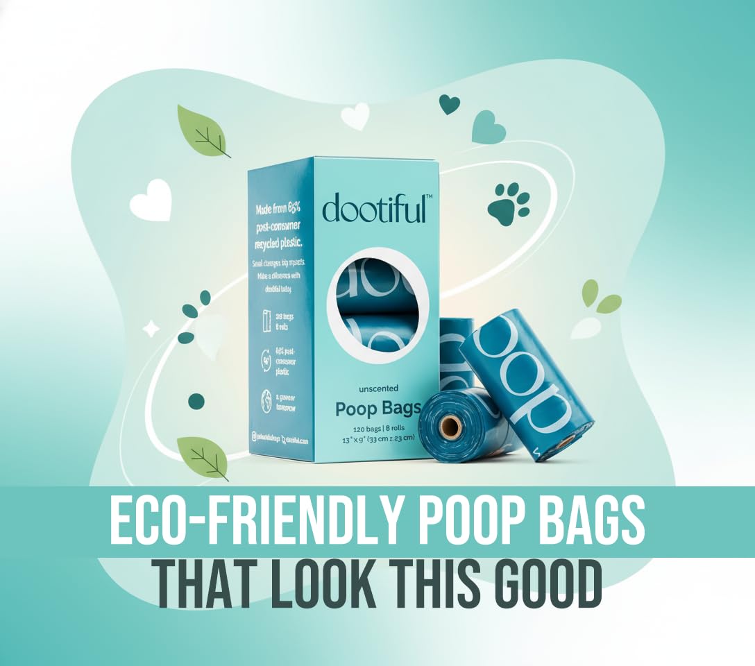 Dootiful eco-friendly poop bags offer sustainable waste management