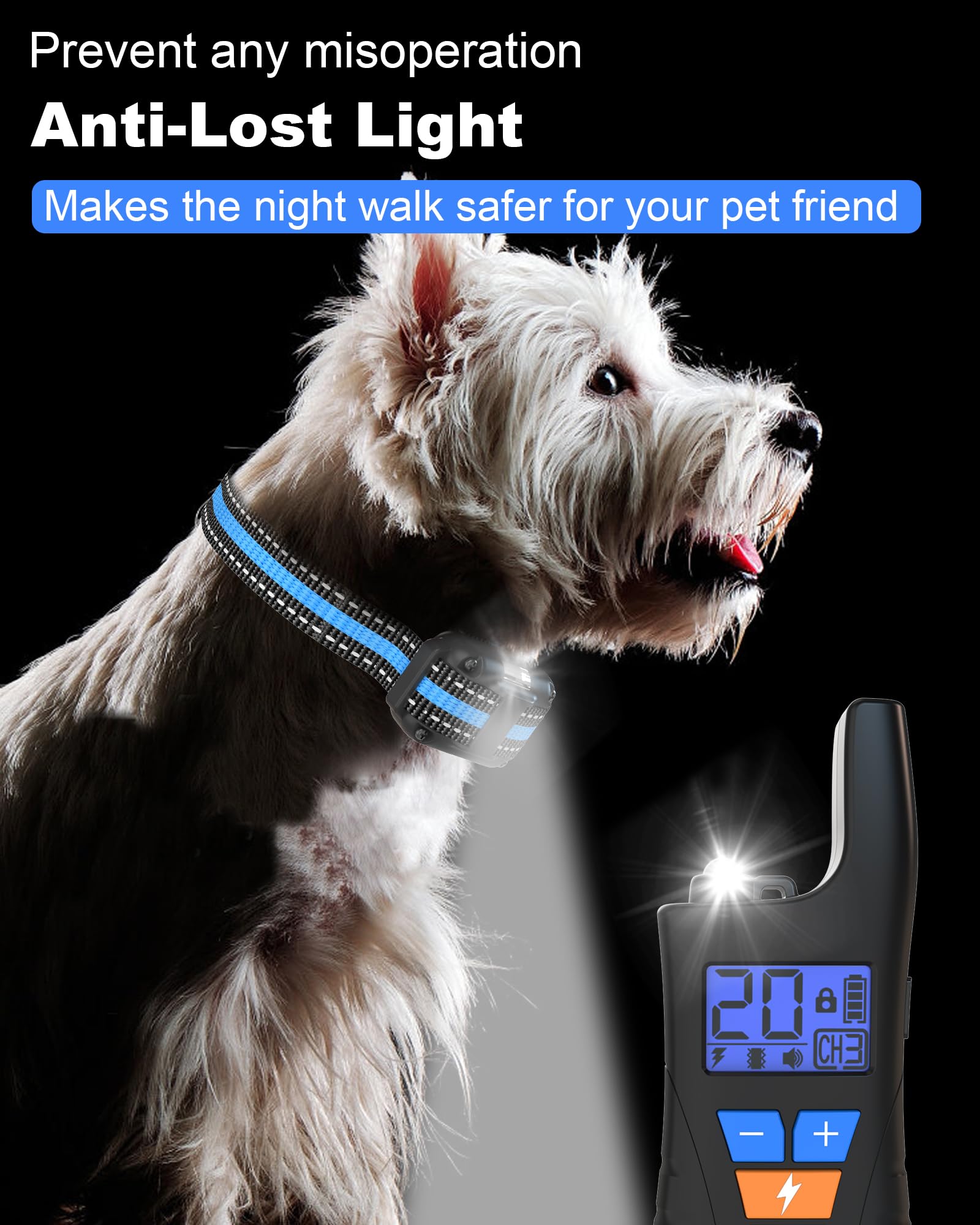 Doparet remote with 3300ft range enables extended outdoor training