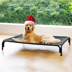 DOPEDIO elevated dog bed frame shows sturdy construction for long lasting support