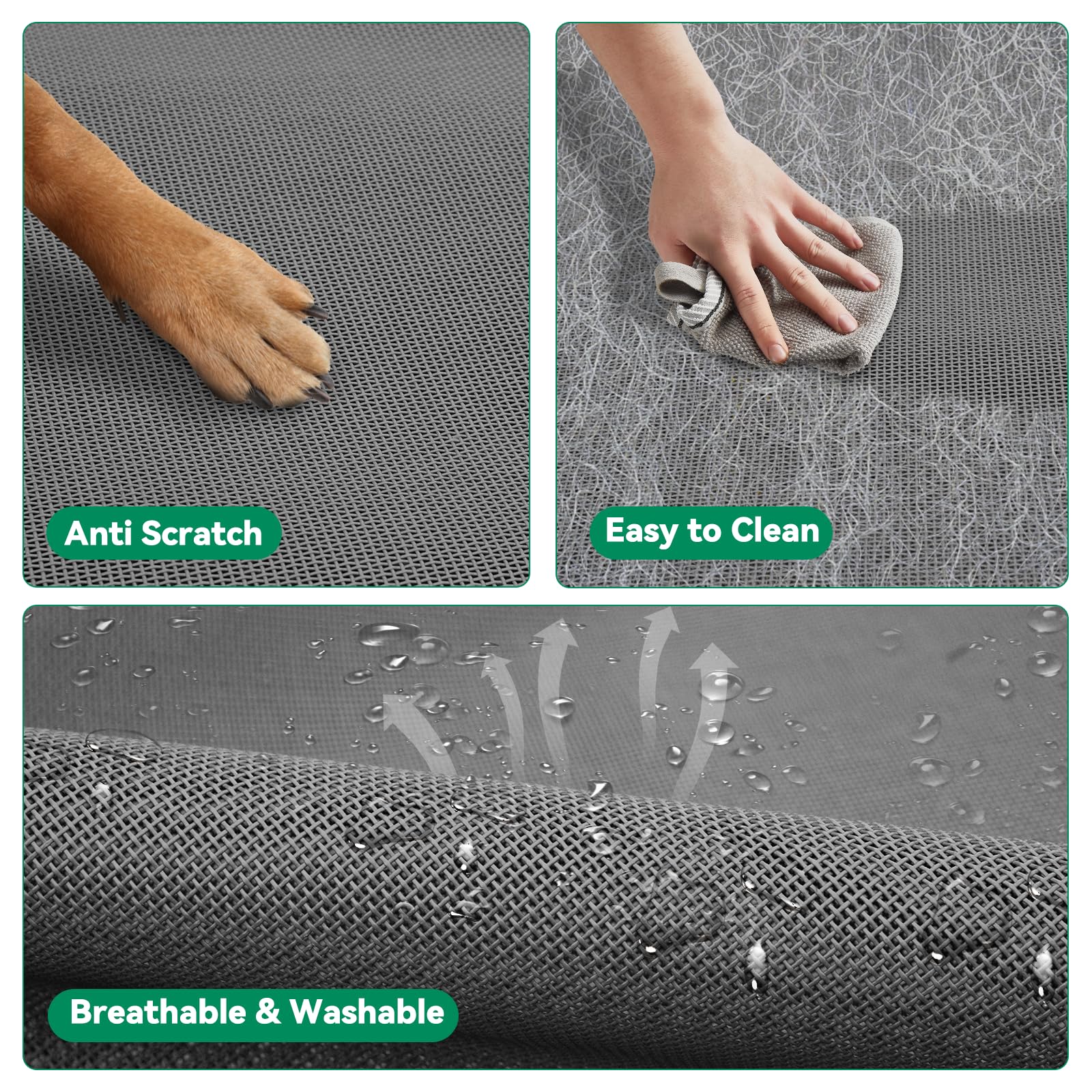 DOPEDIO Teslin mesh fabric is durable and easy to clean indoors or outdoors