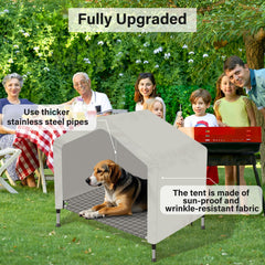 Dopliv waterproof tarpaulin dog tent highlights rainproof shelter for outdoor adventures