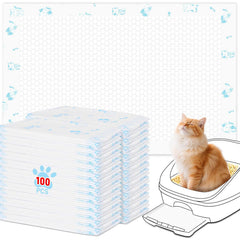 DOQVTIZAY cat pad refills packaging showing 100-count box for multi-cat use