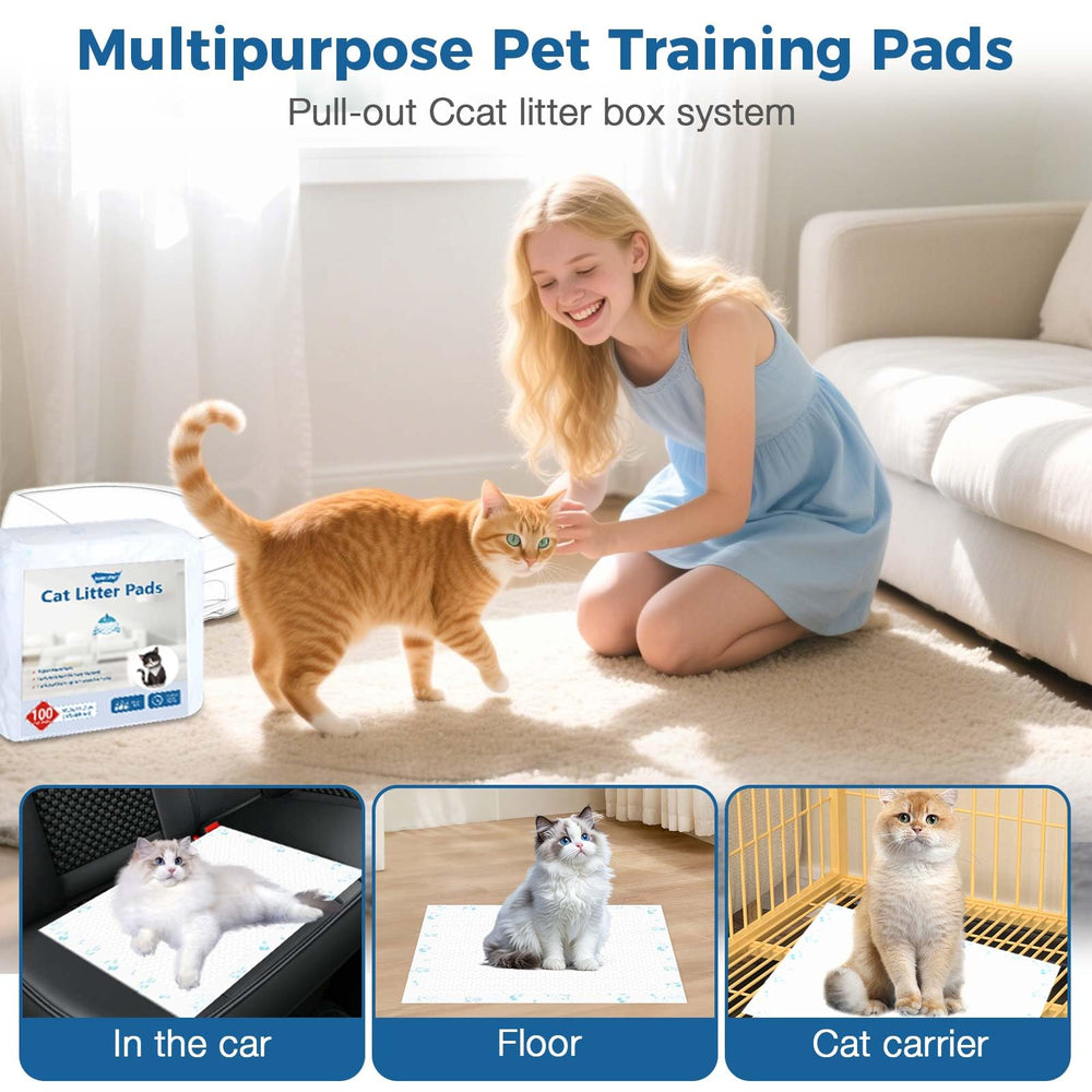 DOQVTIZAY cat pads multi-use context shows indoor dog pads and travel-friendly option.