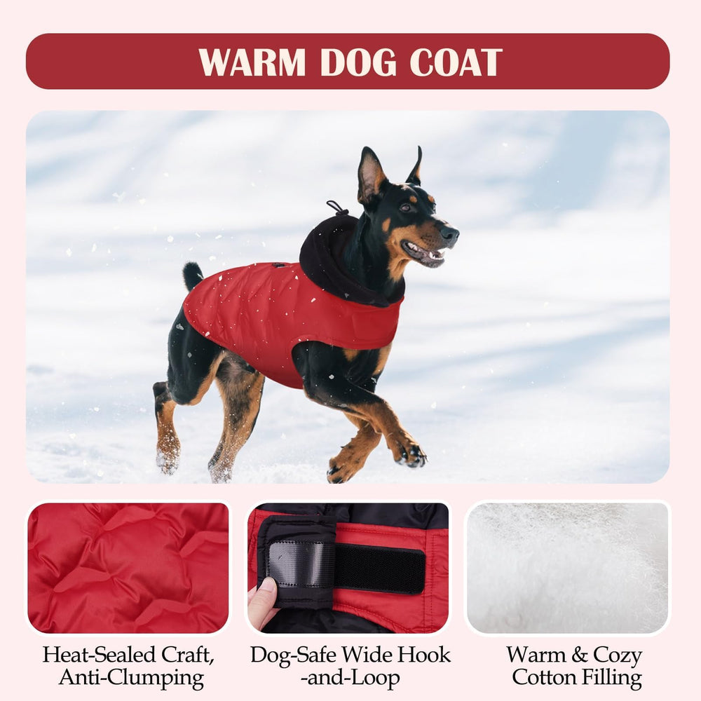 DORA BRIDAL heat-sealed dog coat ensures stable insulation and no clumping.