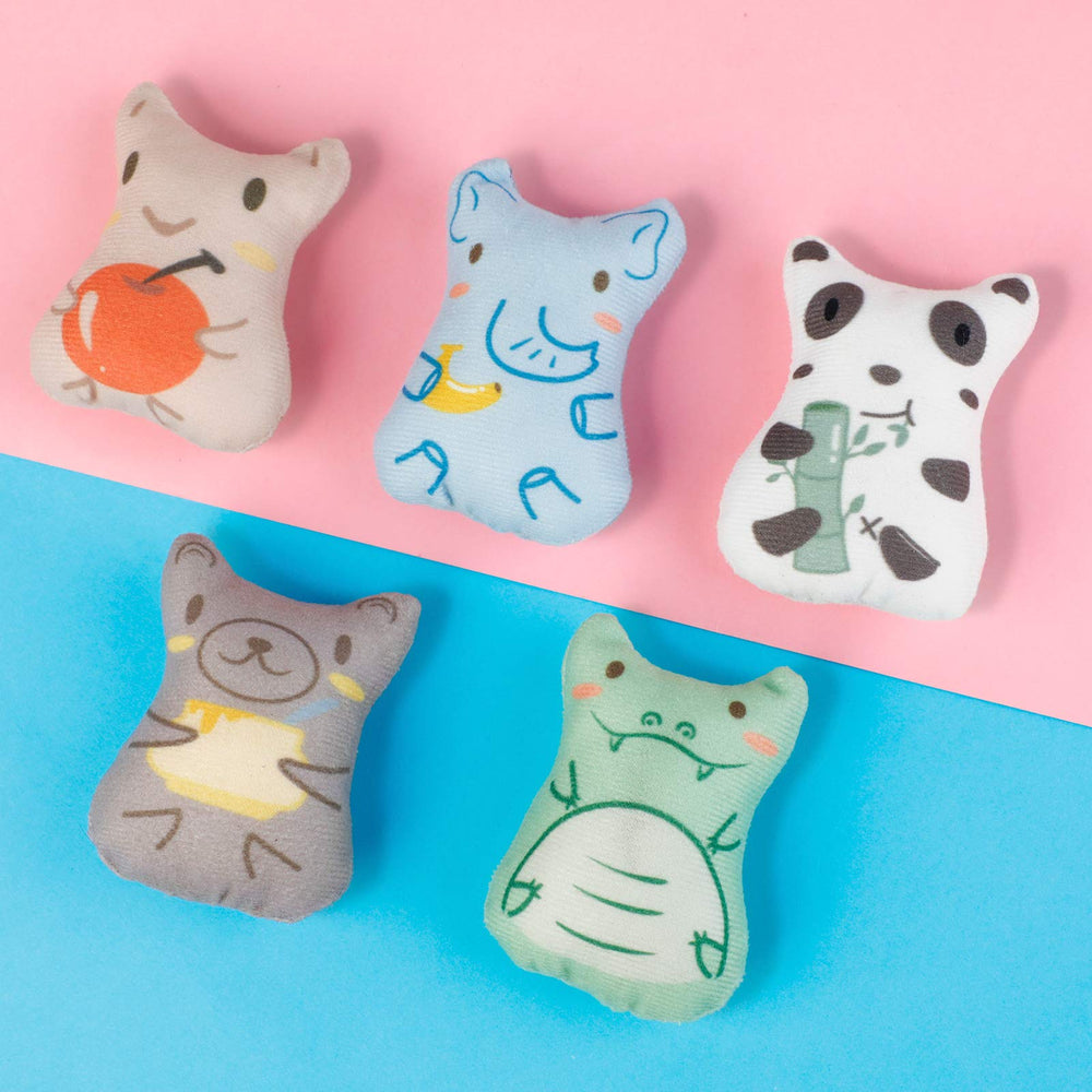 Dorakitten catnip toy hamster close-up reveals inviting scent for playful mood