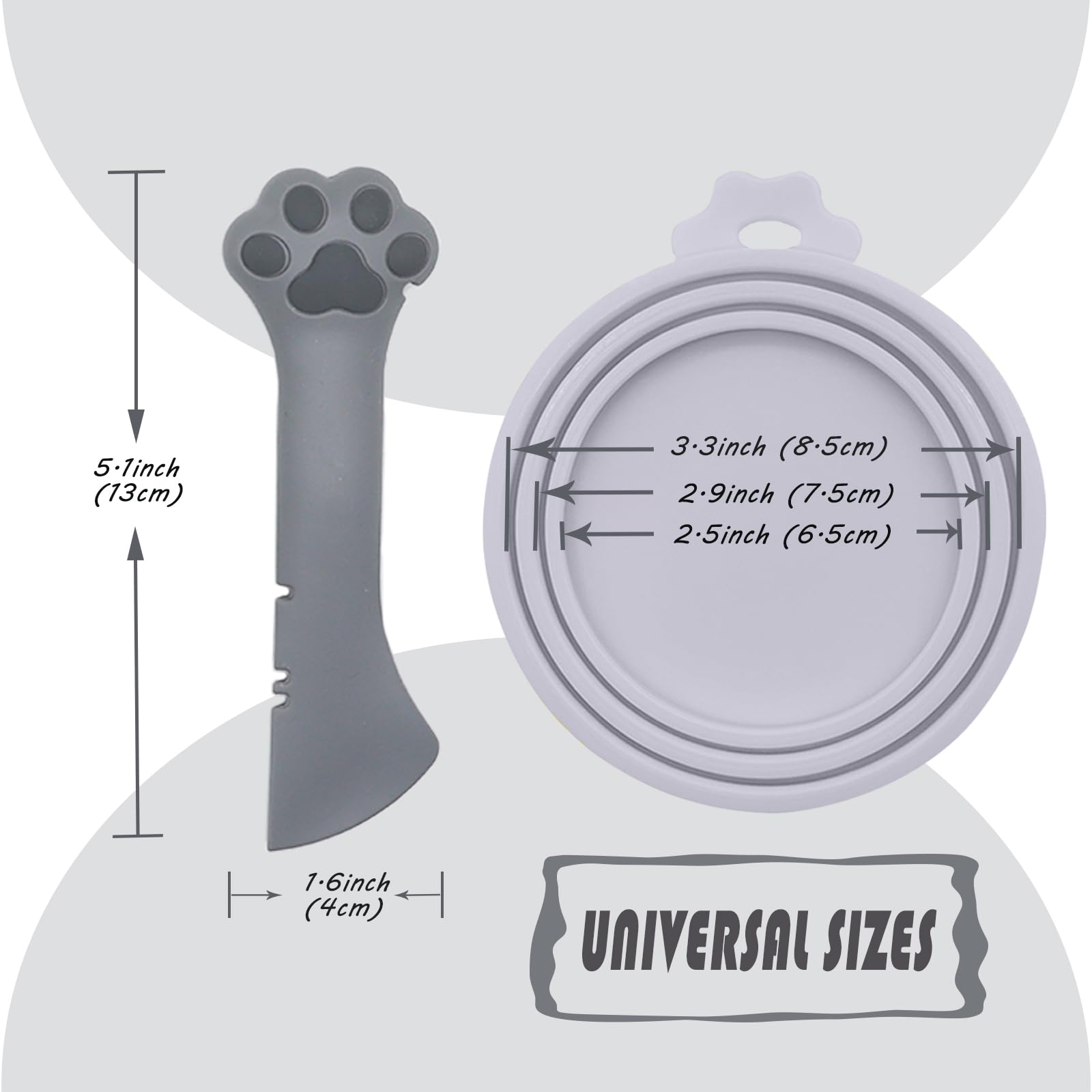 DORUI Eco-Friendly Reusable Pack Gray offers sustainable lids for pets