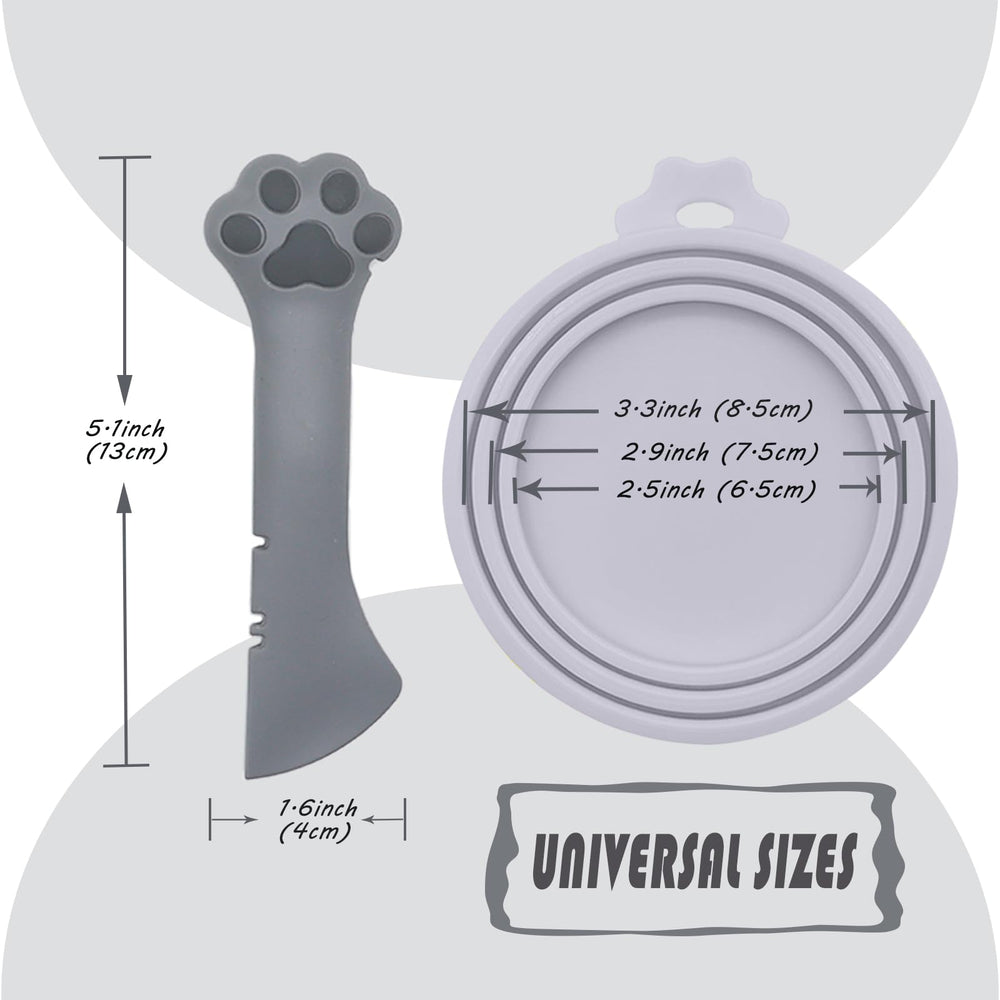 DORUI Eco-Friendly Reusable Pack Gray offers sustainable lids for pets