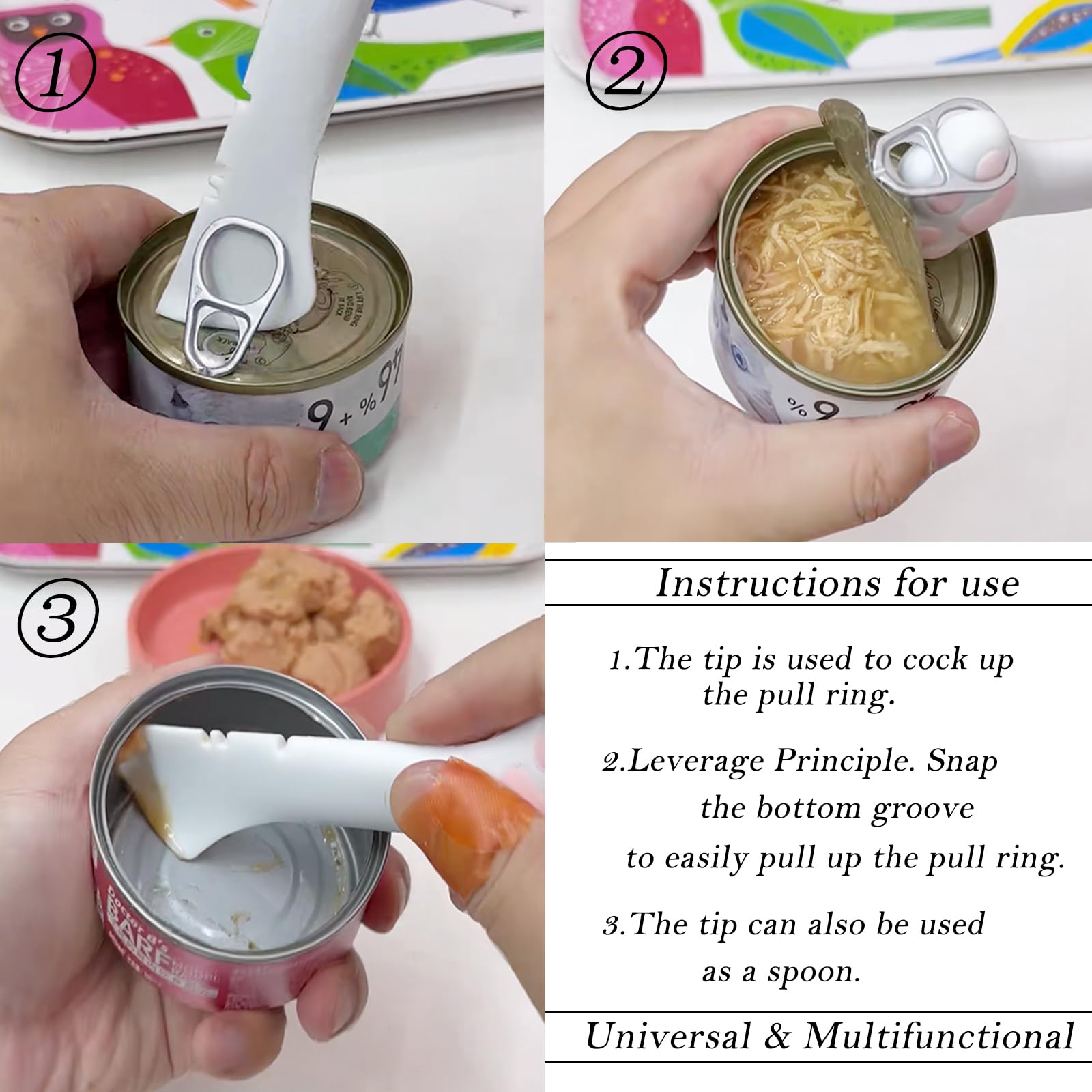 DORUI paw-shaped lids in multicolor seal freshness for cats and dogs.